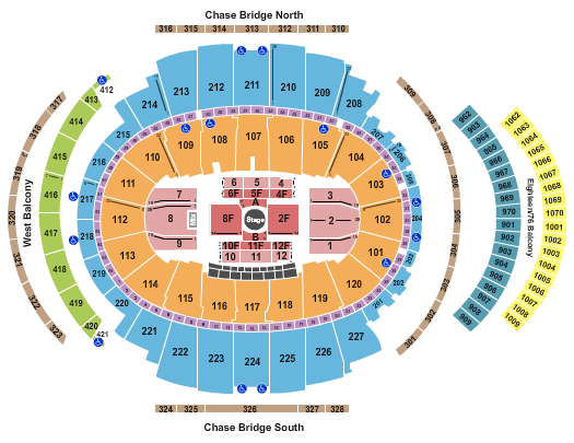 Madison Square Garden Nate Bargatze Seating Chart